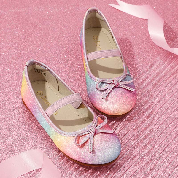 Girl's Ballerina Flat Shoes - RAINBOW - 1